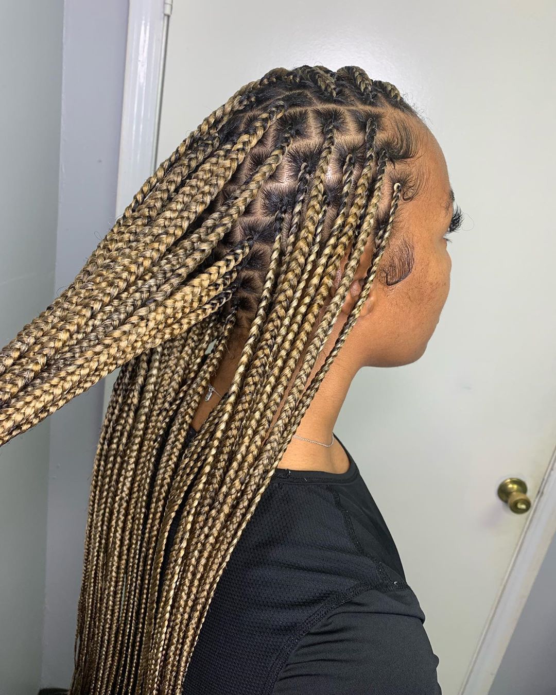 travel braids with knotless