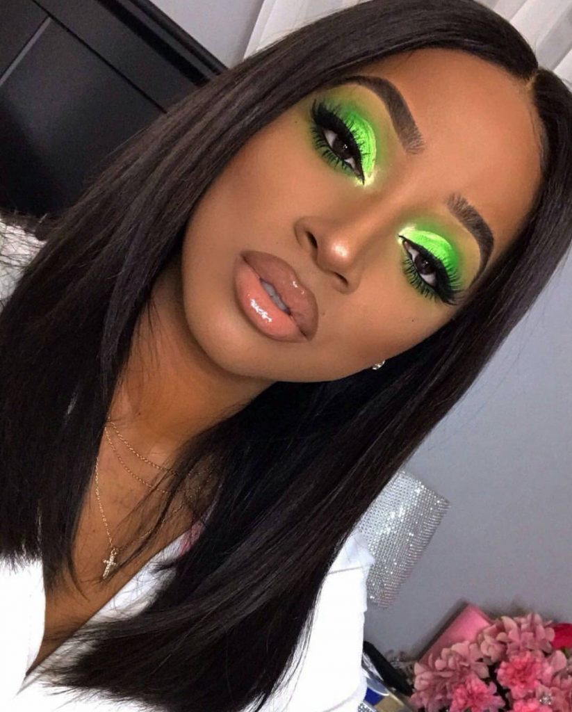 Lime Green Eyeshadow