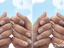 daisy nail art ideas