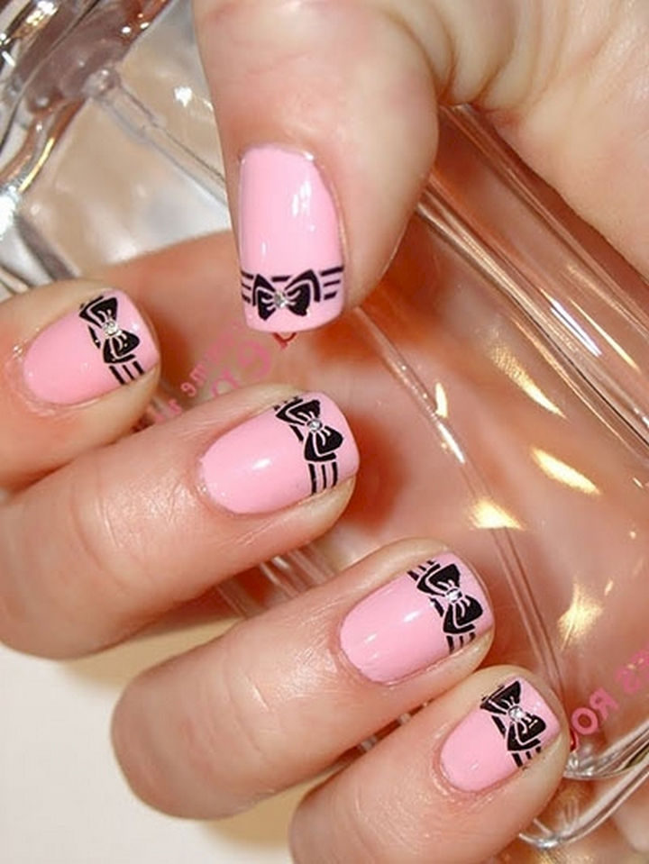  Tip Bow Nail Art