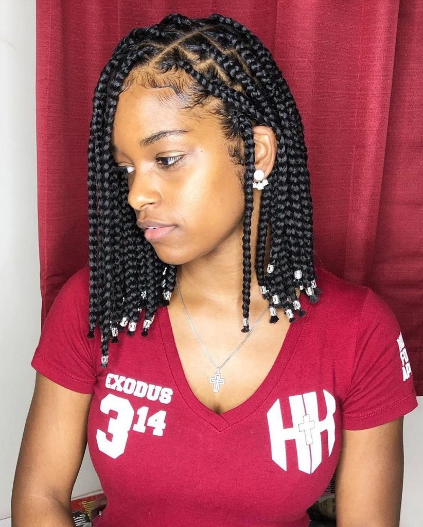 Short Knotless Braids