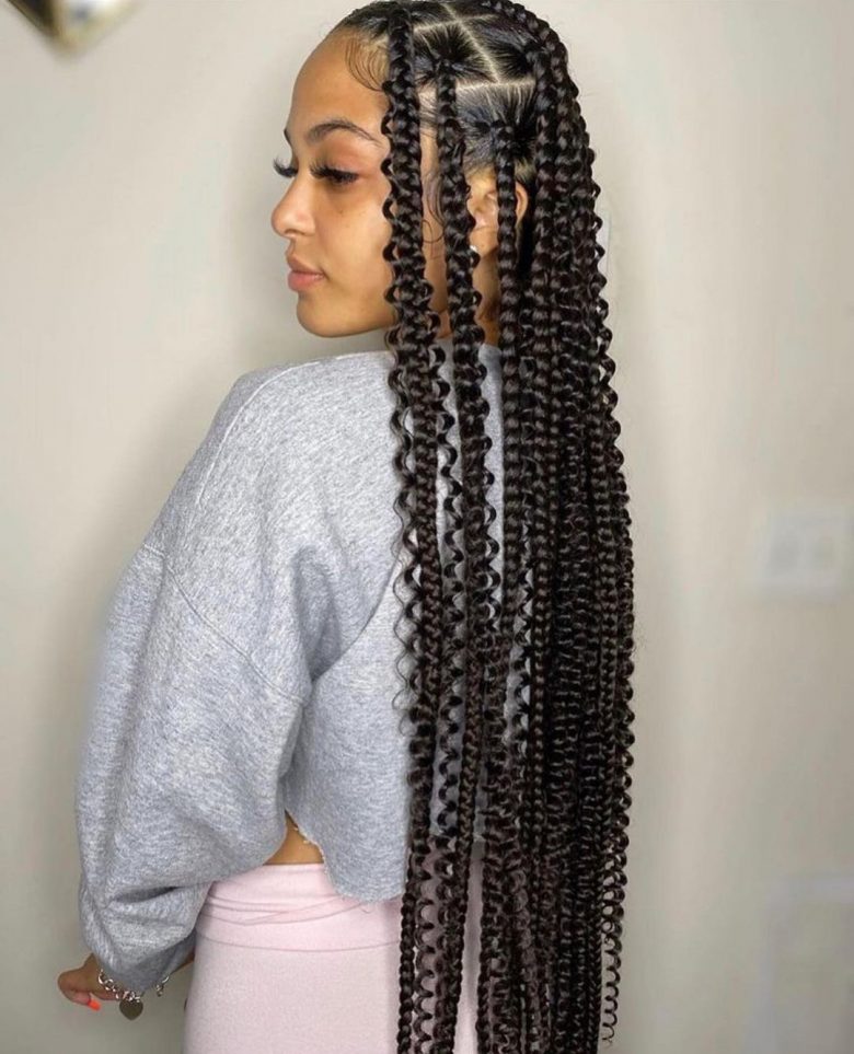 42 Amazing Knotless Braids Styles For The Year | BeautyWayMag