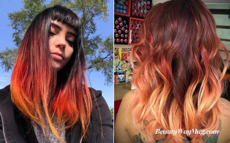 ombre fair color hairstyles