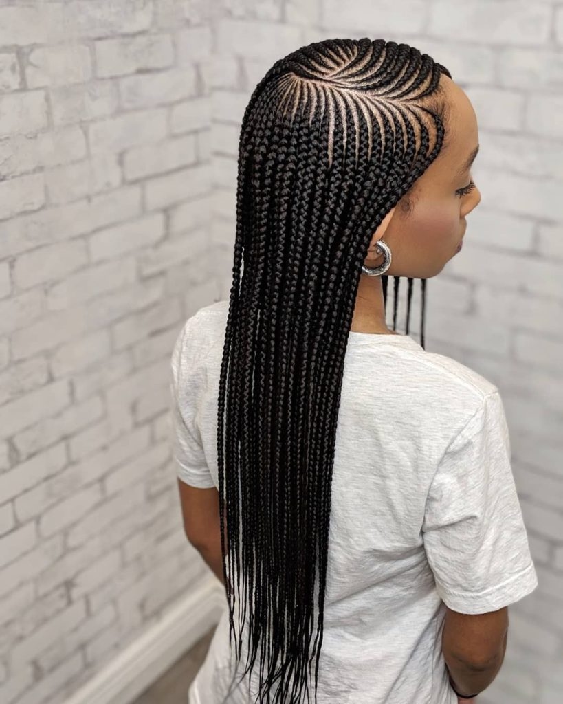 Cool Pattern Two-Layer Hairstyle