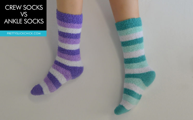 Crew Socks vs Ankle Socks