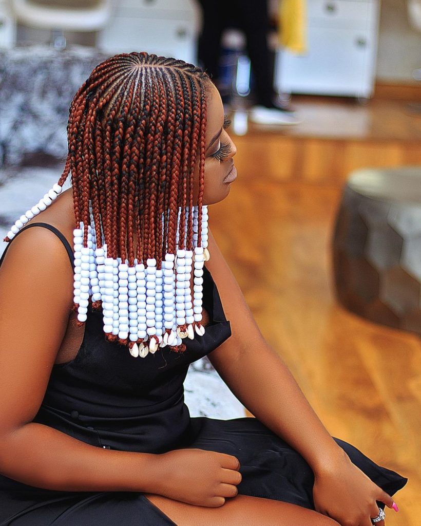 Beaded Fulani Two-Layer Braid