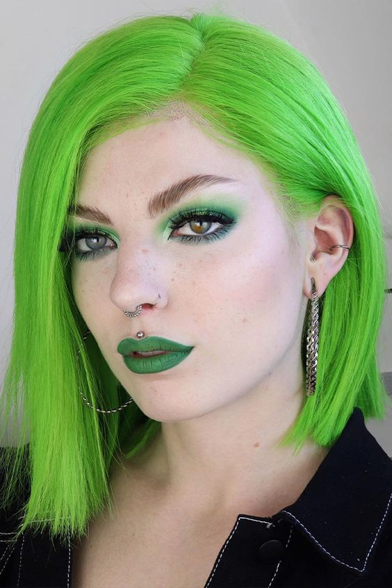 neon colored hair trend