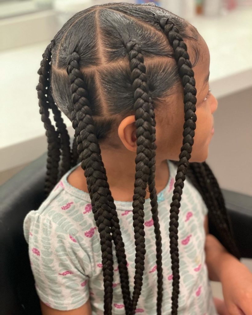 box braids for little girls