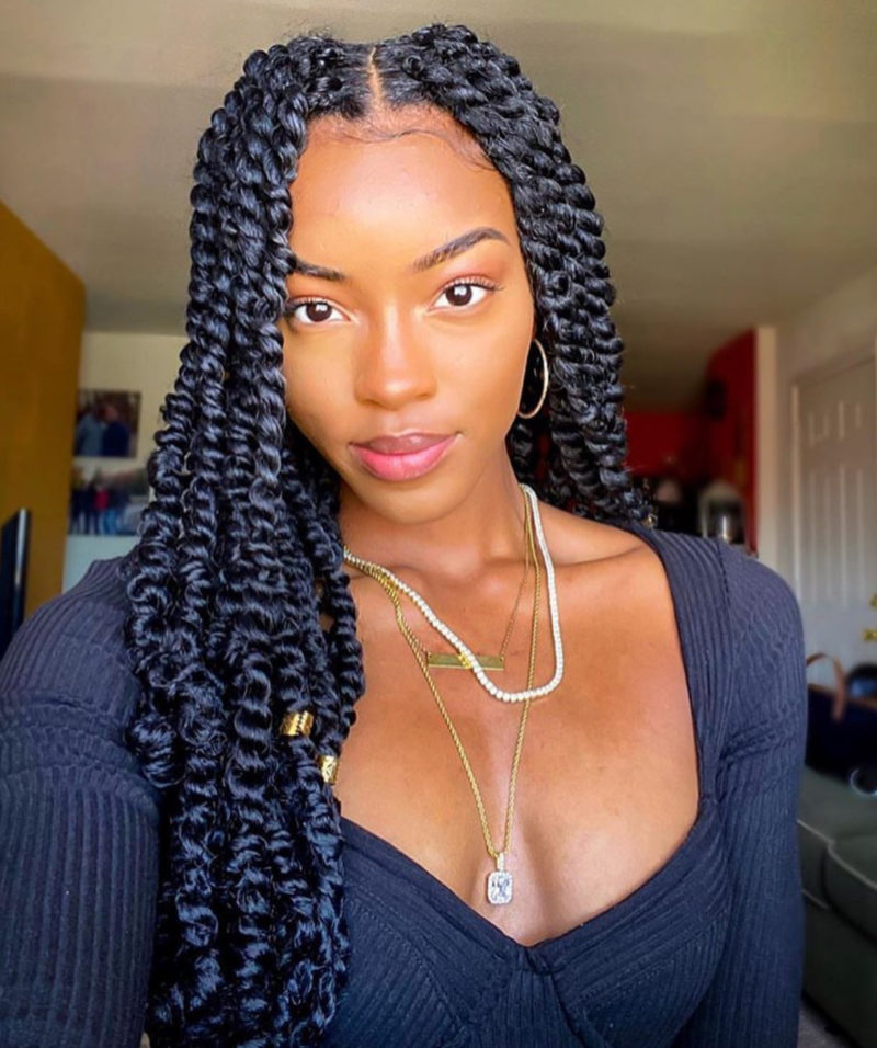 Passion twist braids