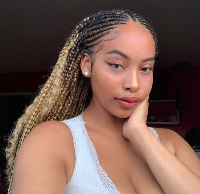 25 Middle Part Tribal Braids Ideas For 2024 BeautyWayMag