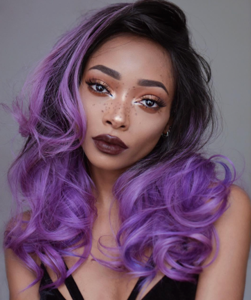 Purple hair color