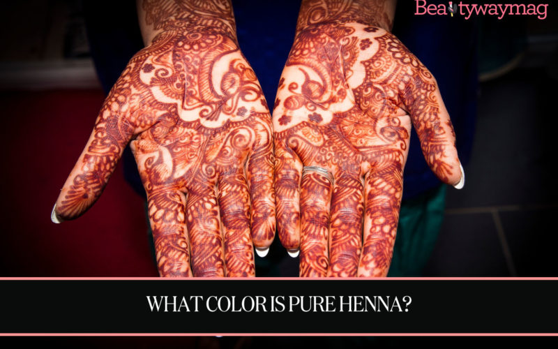 what color is pure henna