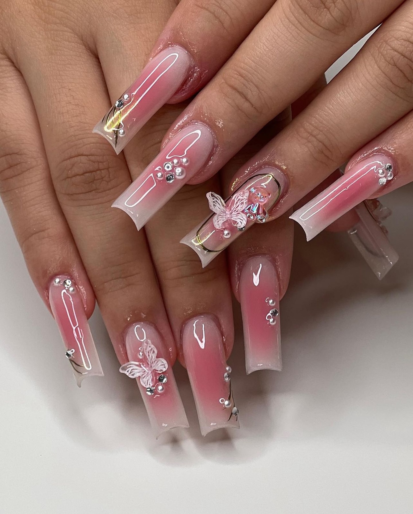 Lengthy Fairy Acrylic Nails