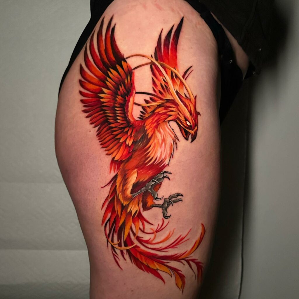 Awesome Phoenix Tattoo
