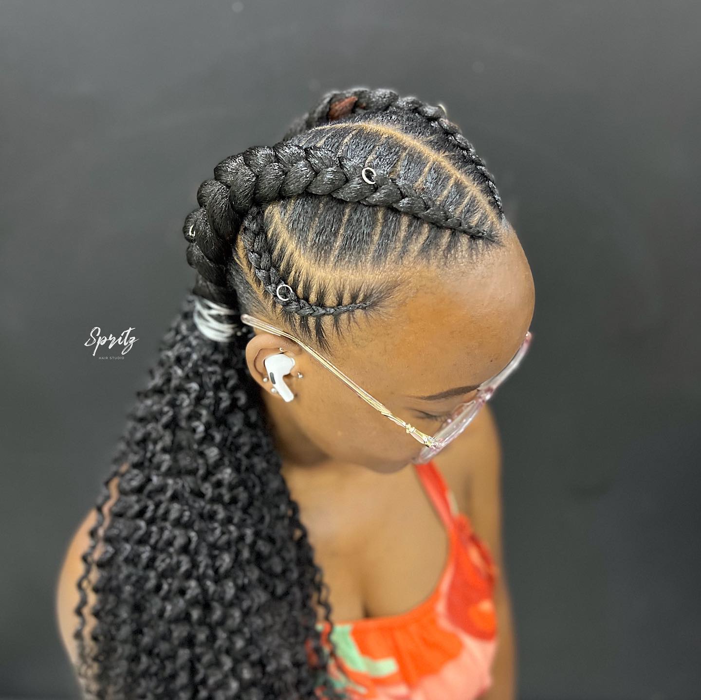 Dutch Braids With Curly Hair Extension