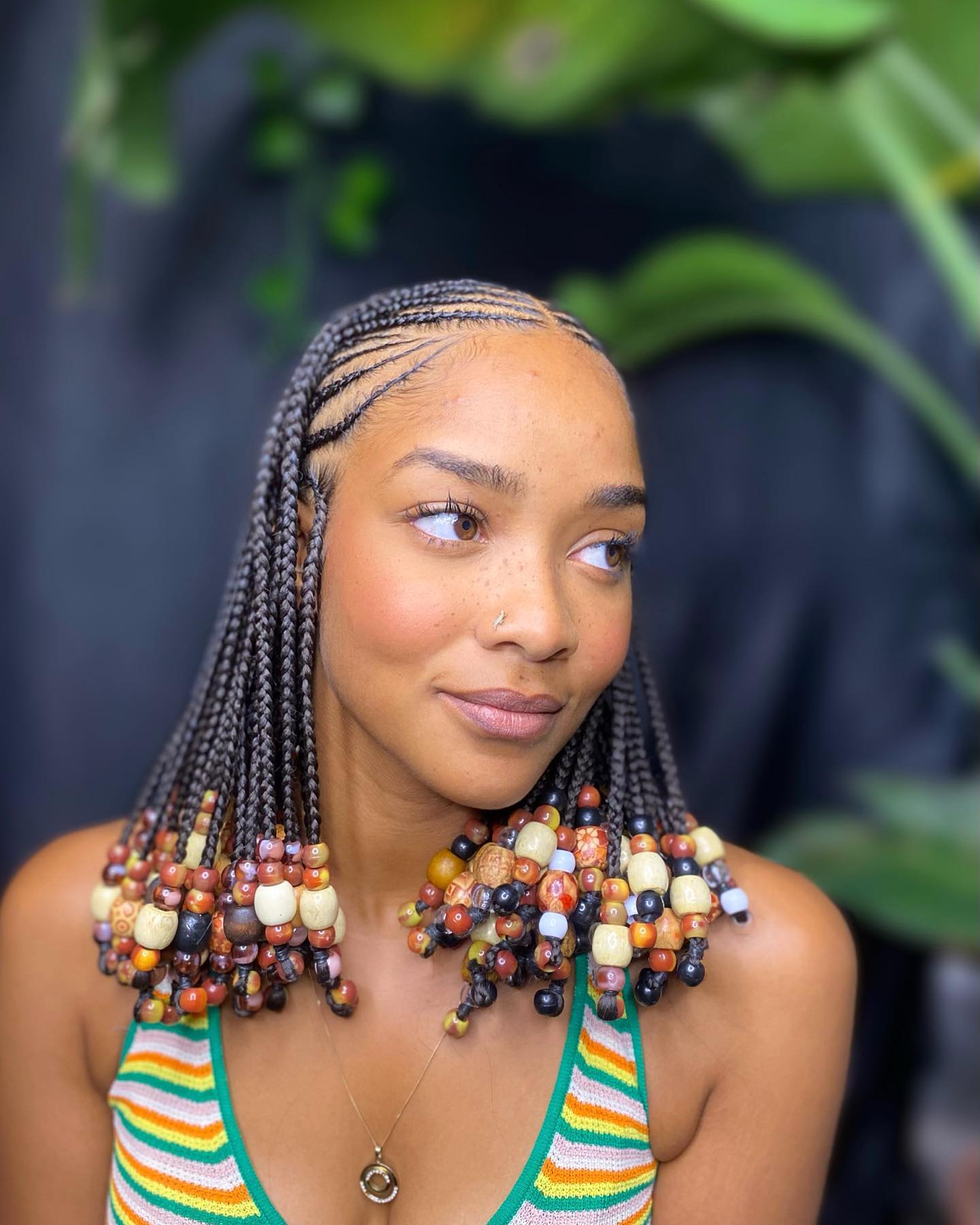 Fulani Braids With Beads