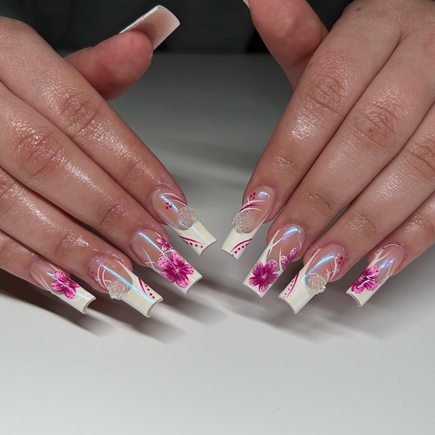 Orchid Coffin Nails