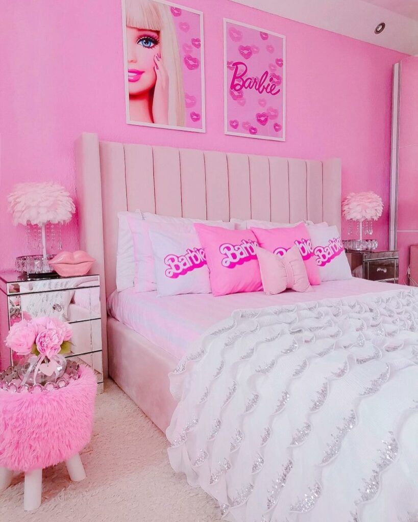 Pink Baddie Bedroom