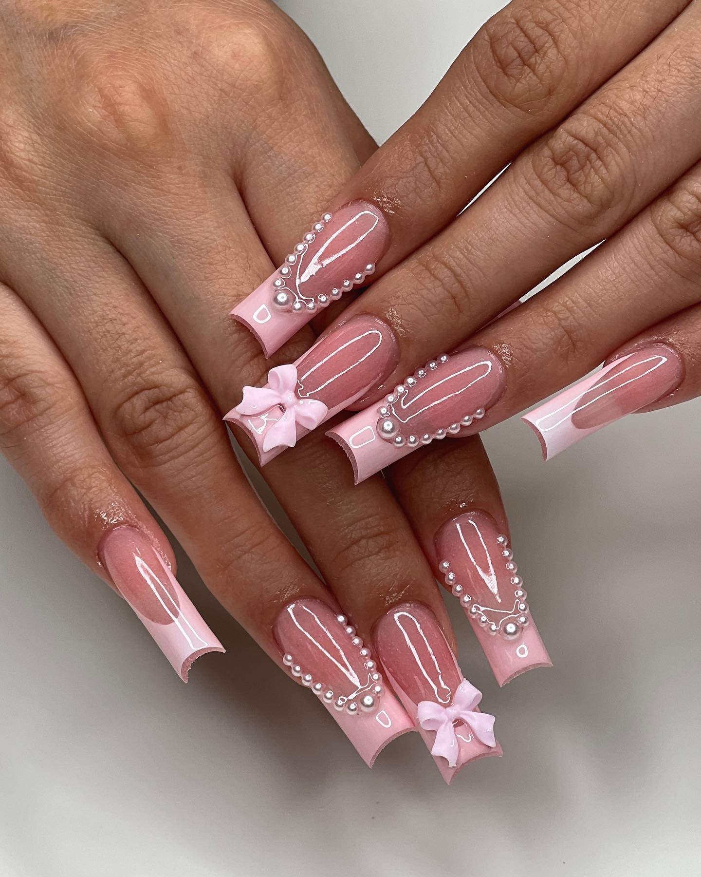 Pink Coquette Nail Set
