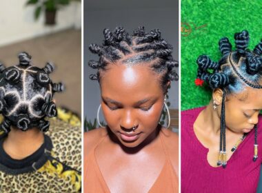 Bantu Knots Hairstyle For Natural Hair