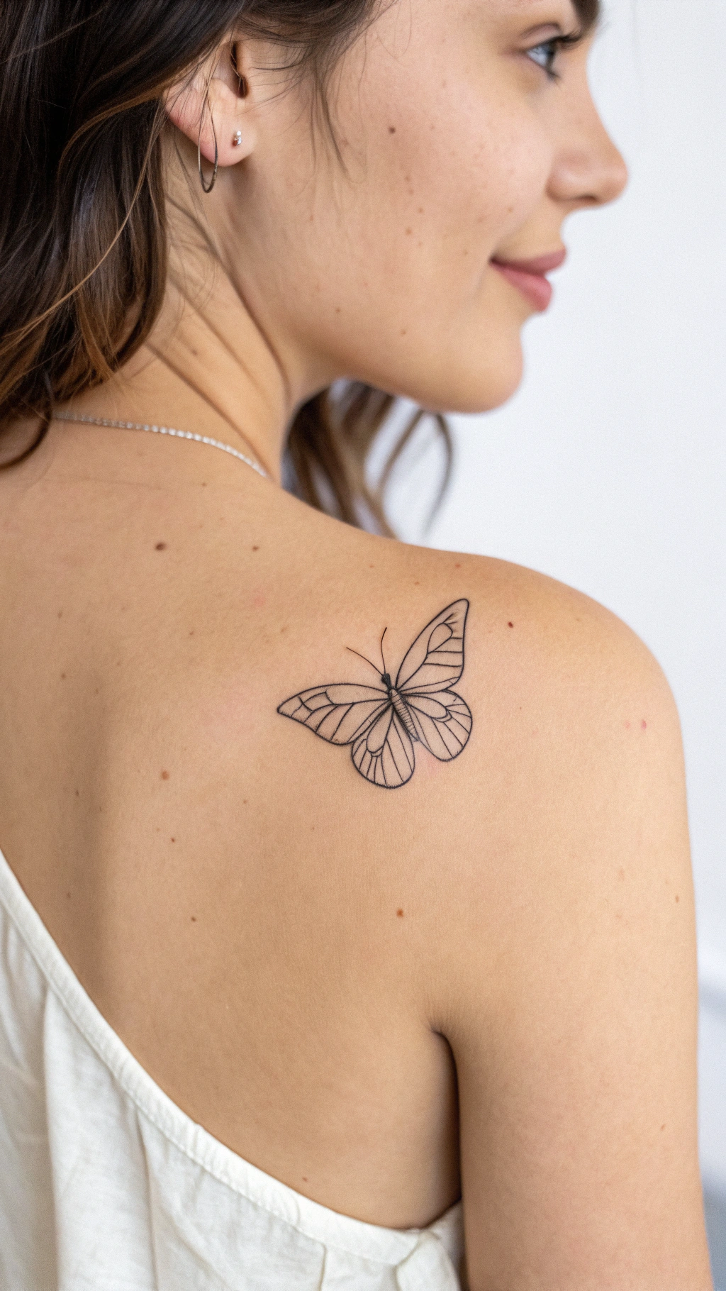 Small Butterfly Outline