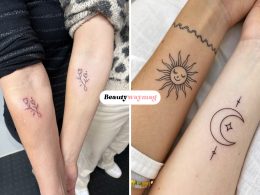 Small Matching Tattoo Designs For Mom & Daughters