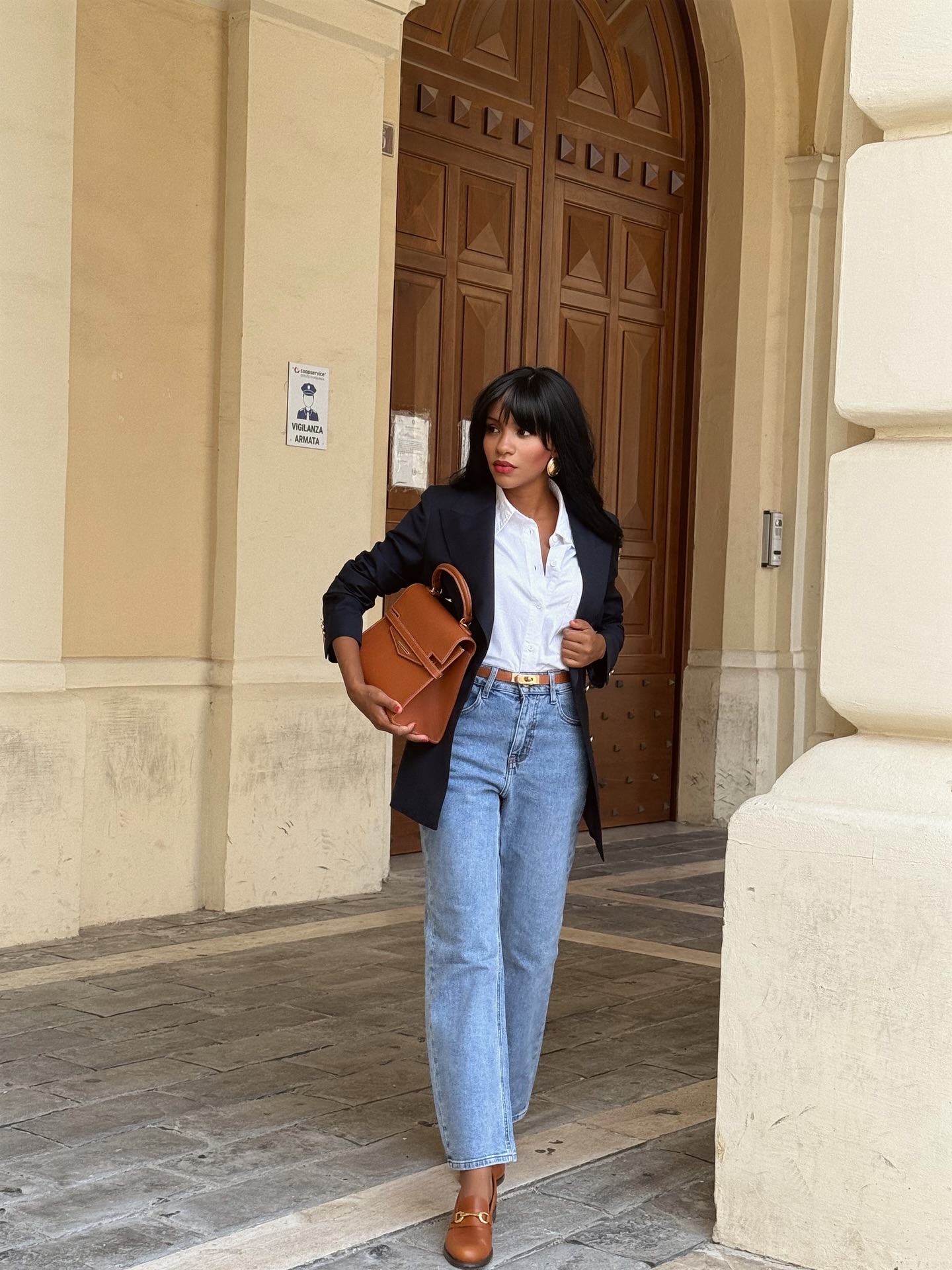 Straight Leg Denim with Blazers