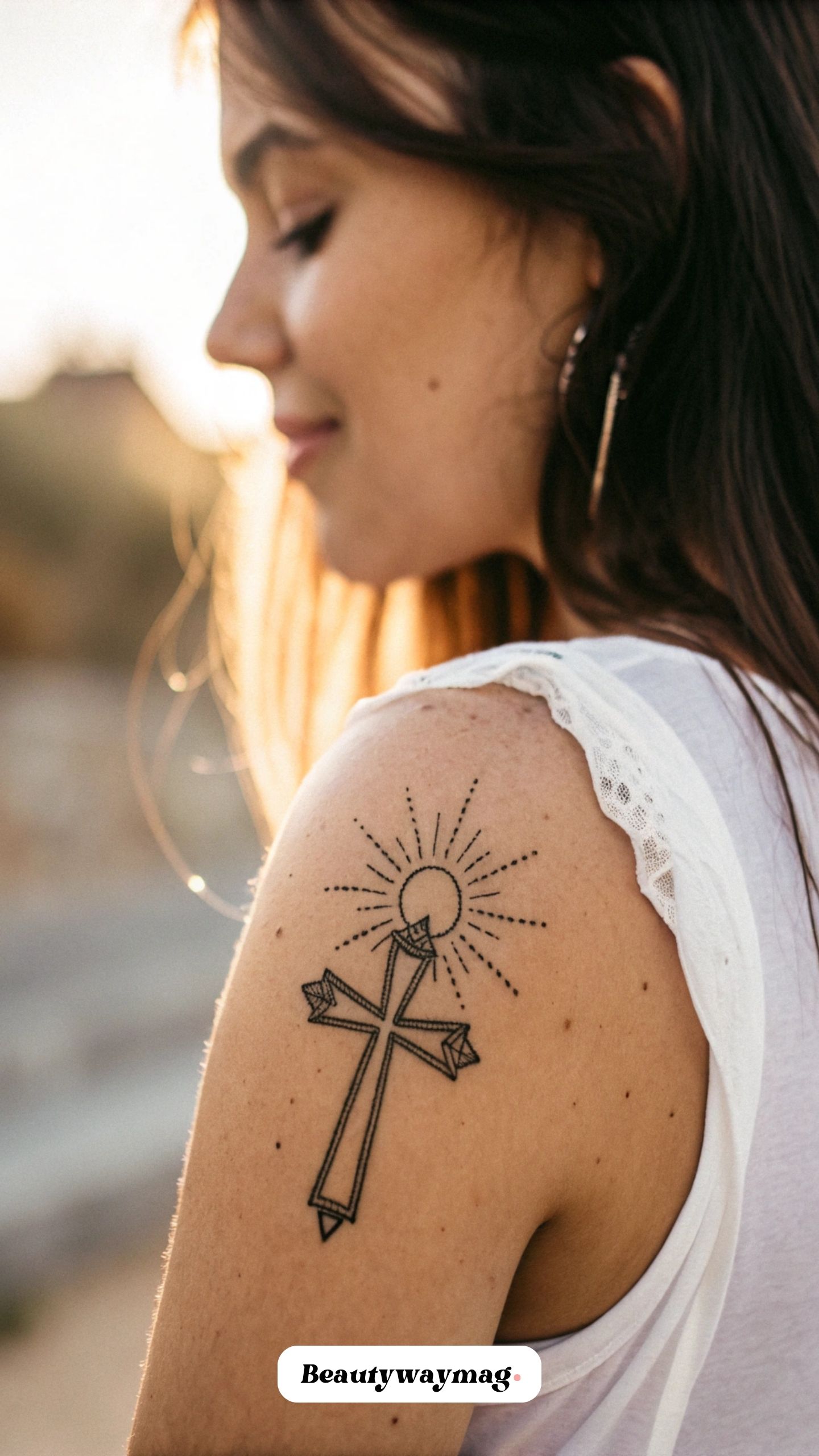 Angel Halo with Cross