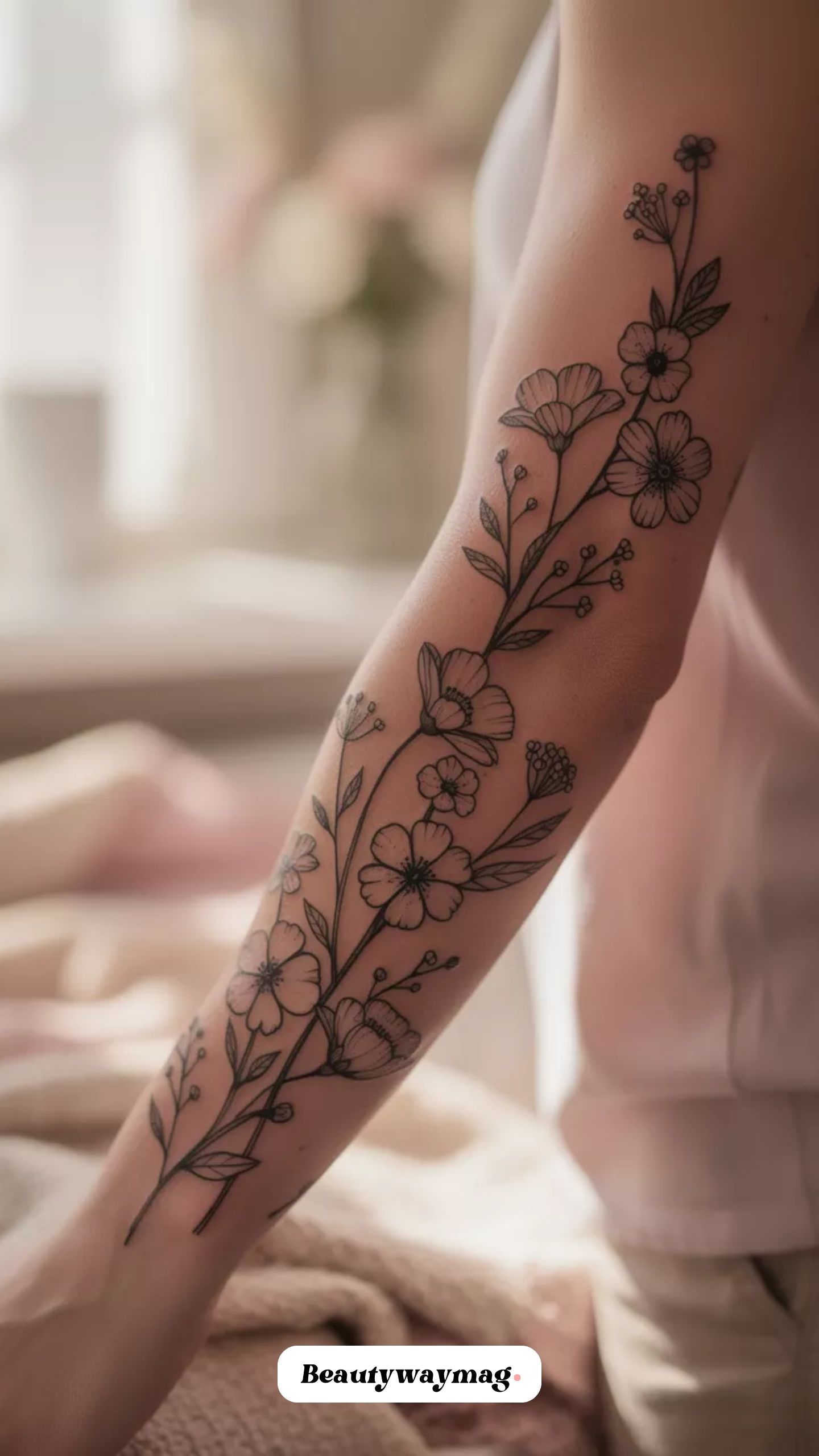 Botanical Wildflower Sleeve