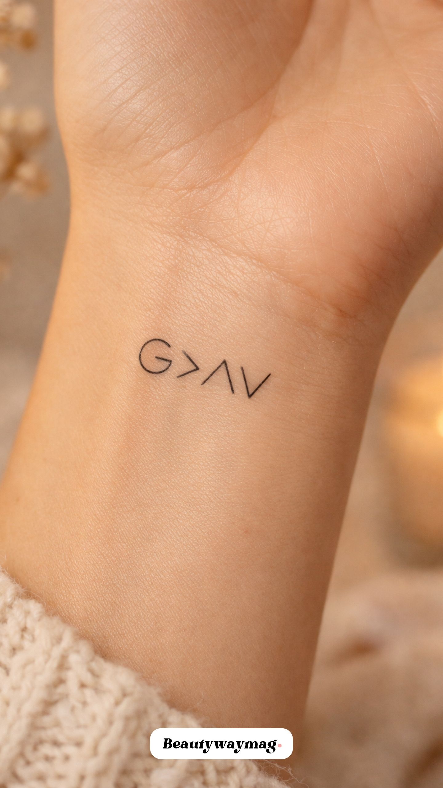 God Is Greater Than the Highs and Lows” Symbol