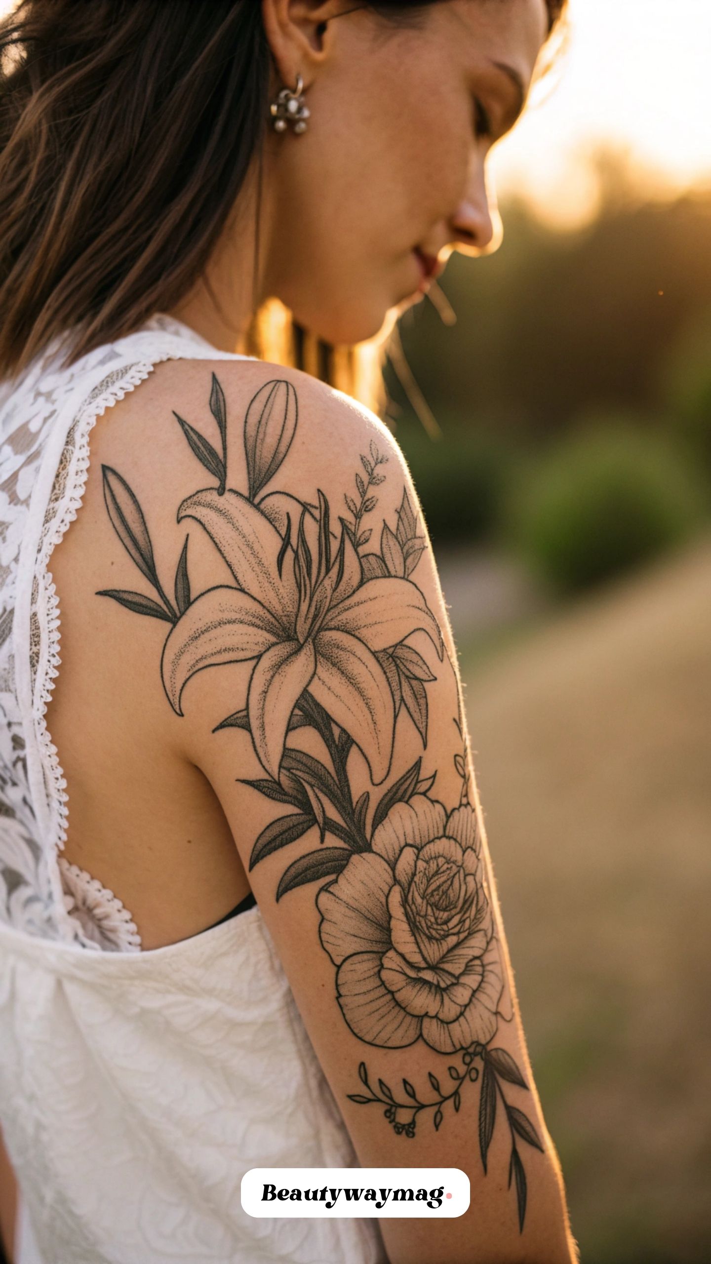 Lily and Peony Sleeve
