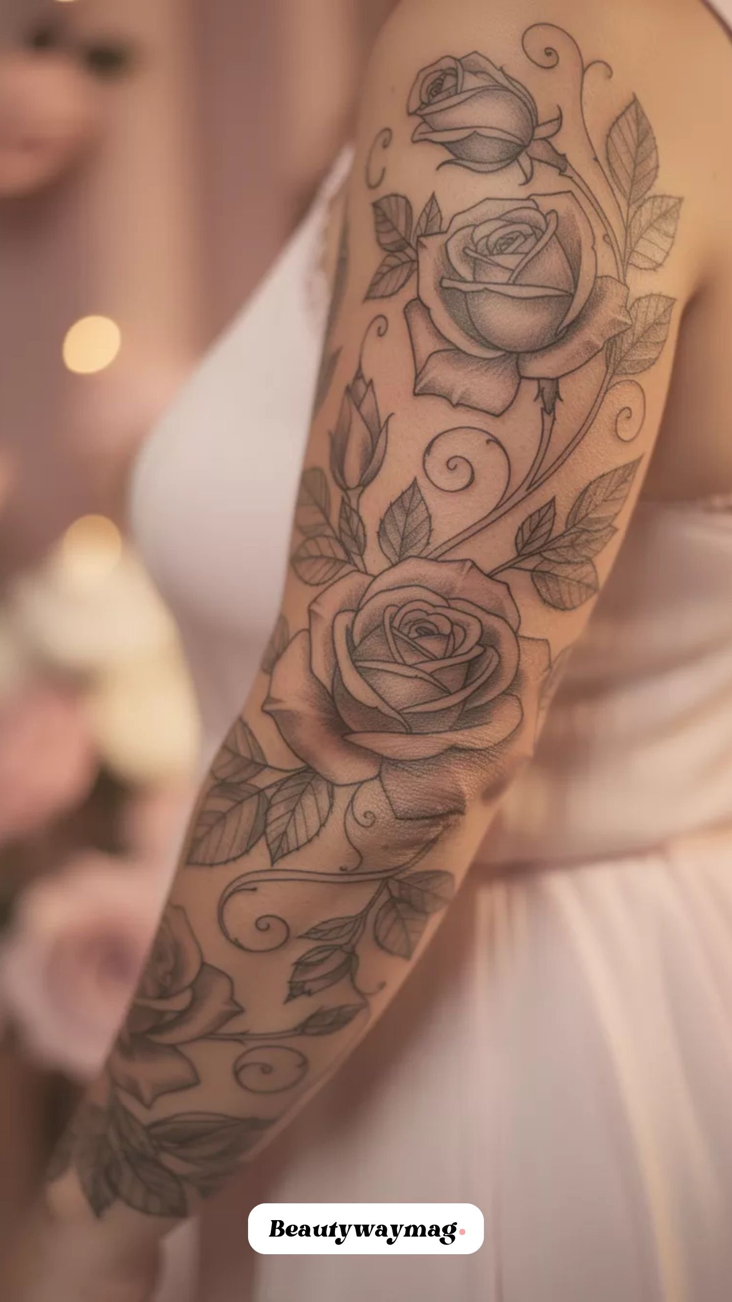 Rose and Vine Elegant Sleeve