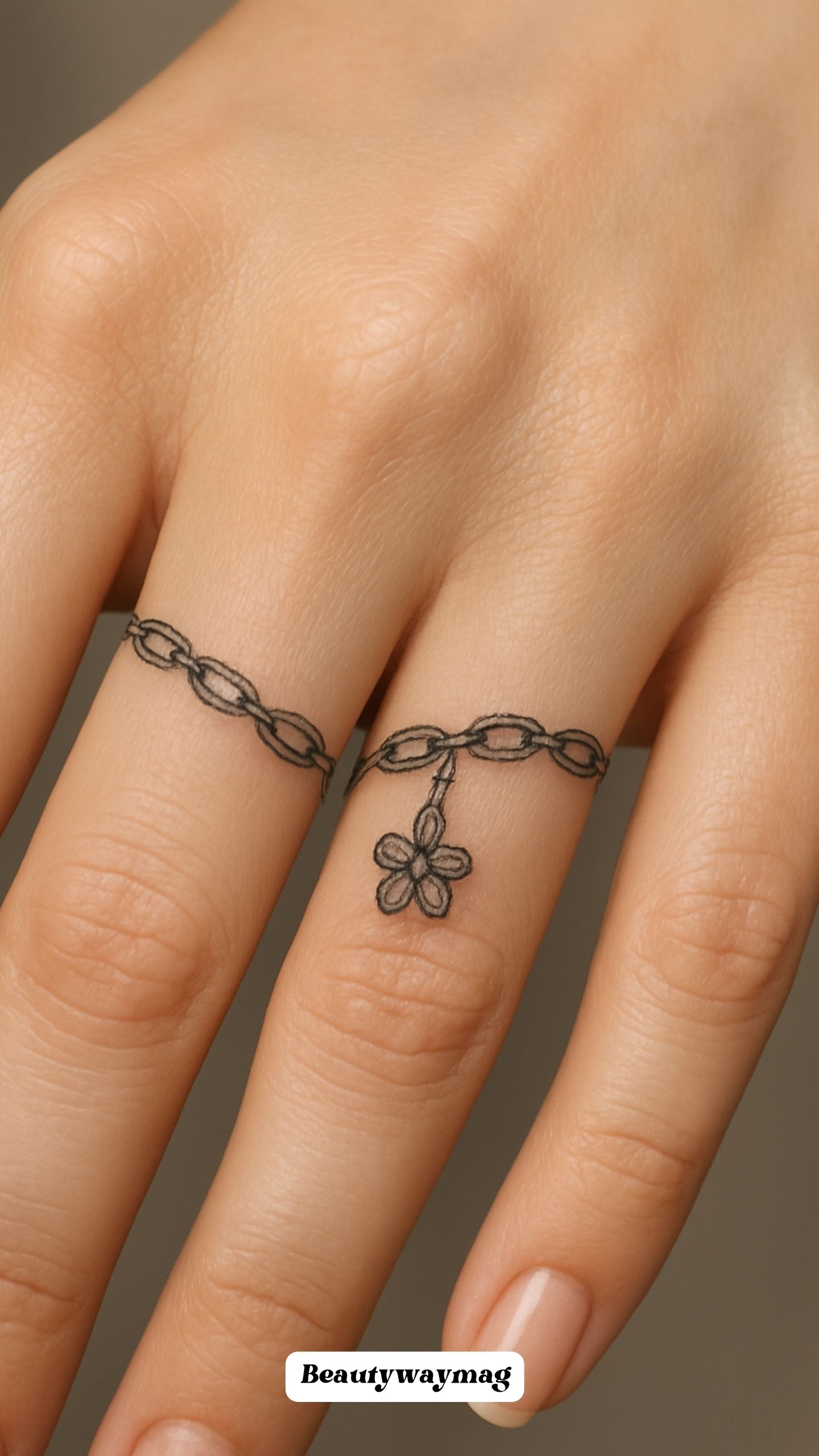 The Floral Finger-Cuff Chain