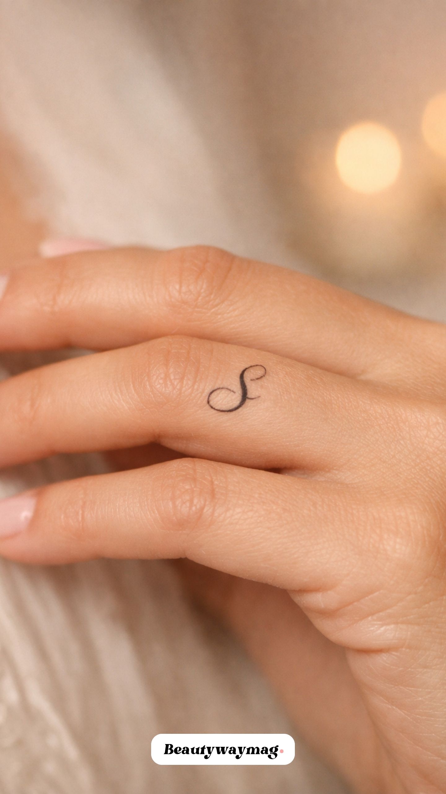 Tiny Initial in Script