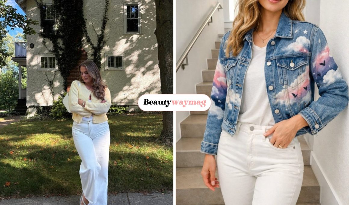 White Jeans Outfit Ideas for Spring