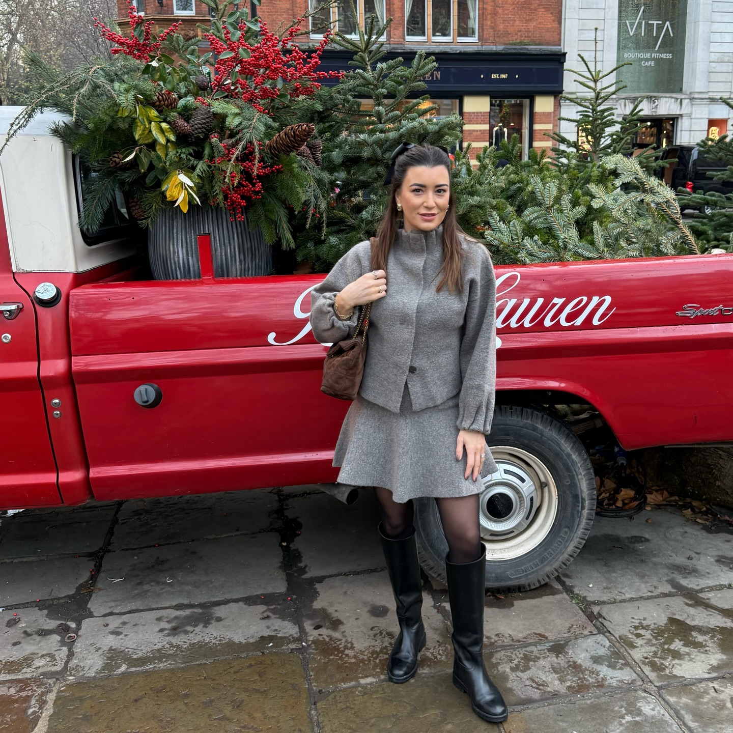 Casual Friday Knit Two-Piece Outfit