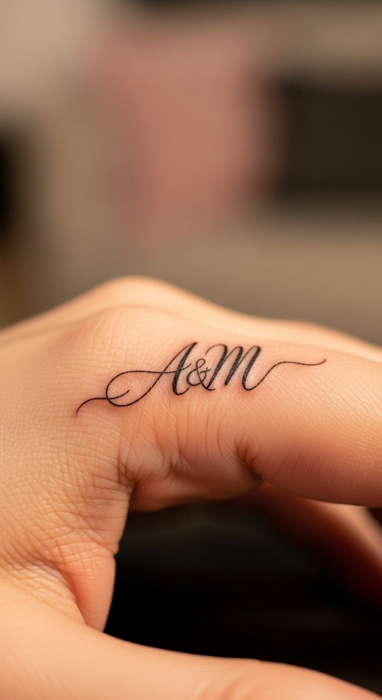 Tiny Initial in Script