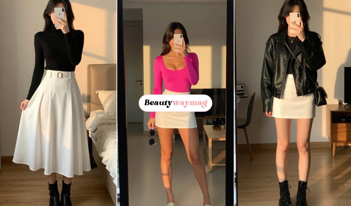 Chic White Skirt Outfit Ideas