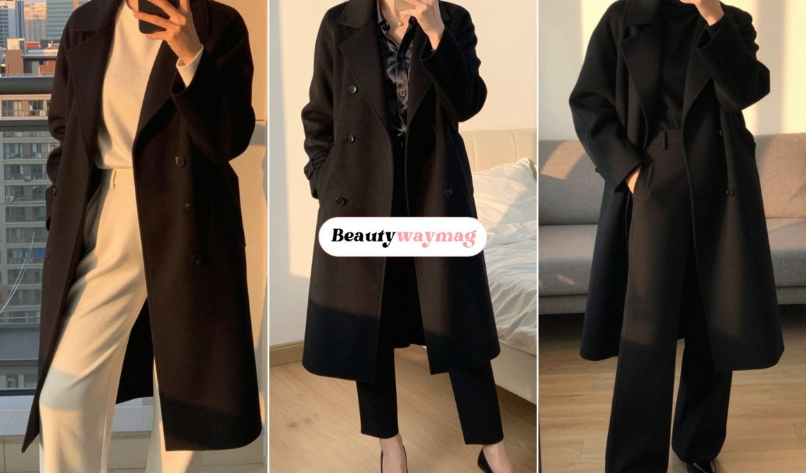 Elegant Black Coat Outfit Ideas for Women