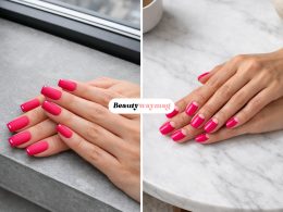 Hot Pink Vacation Nail Ideas