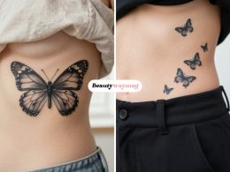 Moody Gothic Butterfly Tattoo Ideas