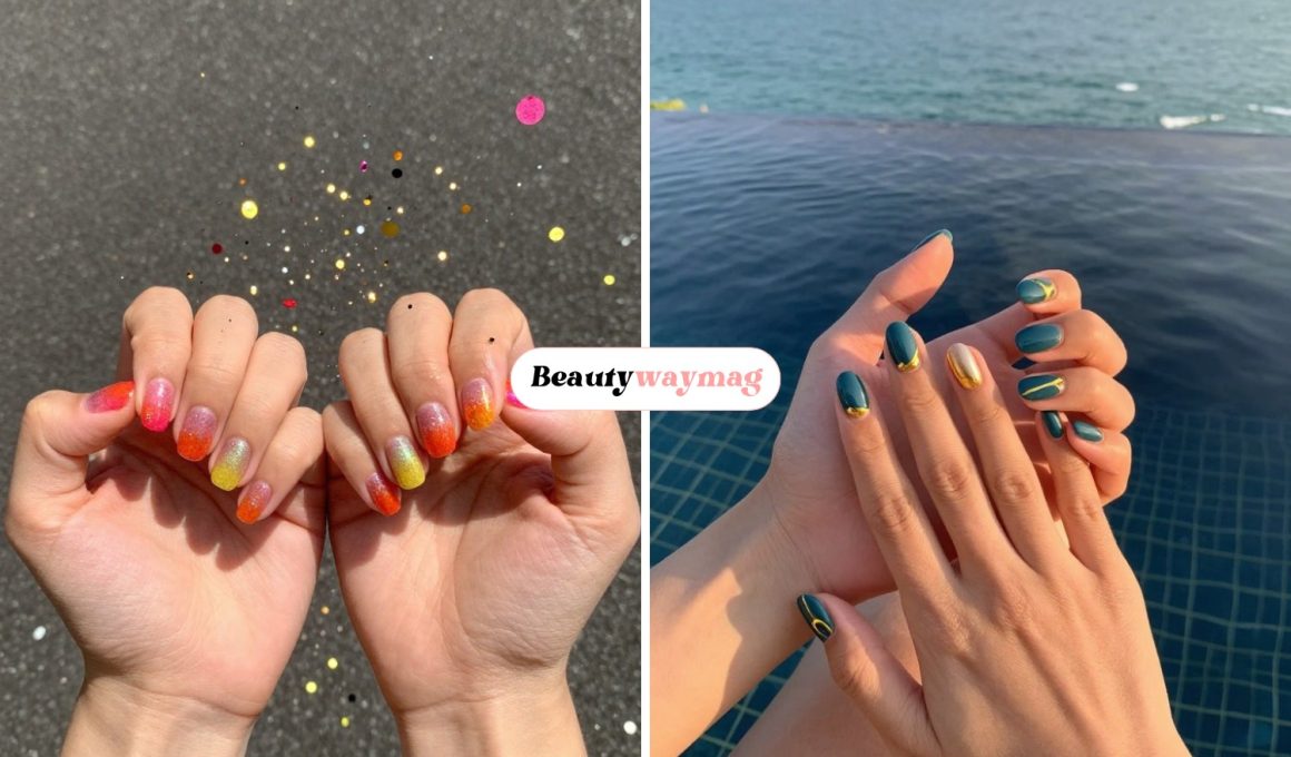 Tropical Vacation Nail Ideas