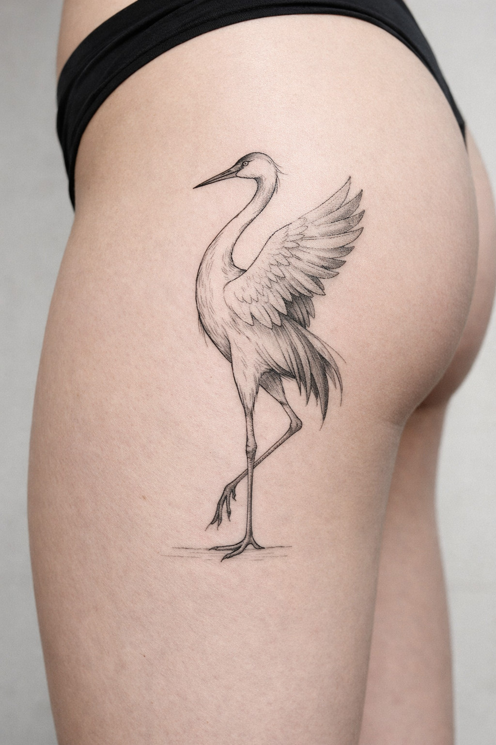 The Single, Elegant Crane