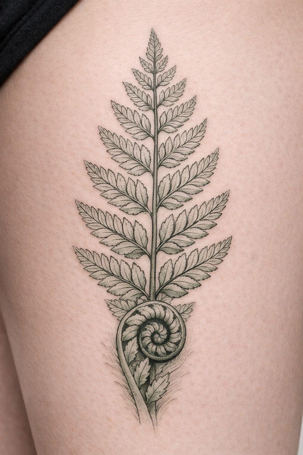 The Vertical Fern Unfurling