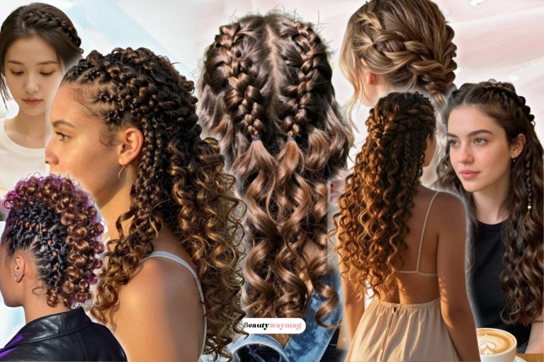 Half Braided Hairstyles for Curly Hair