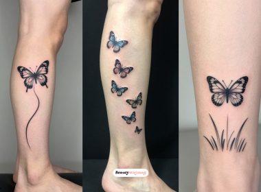 Butterfly Leg Tattoo Ideas