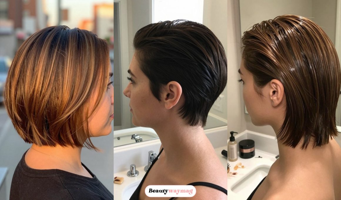 Chic Slick Back Hairstyles for Short Hair