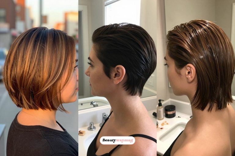 Chic Slick Back Hairstyles for Short Hair