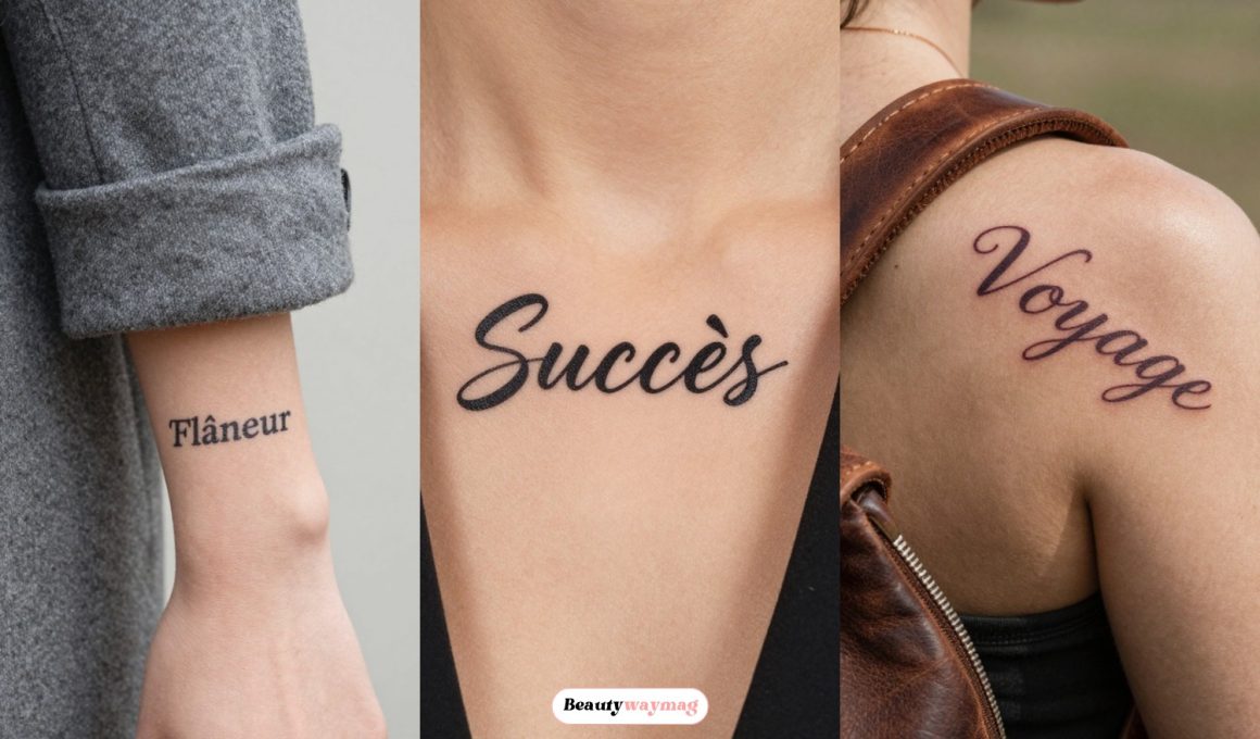 French Word Tattoo Ideas with Meaning
