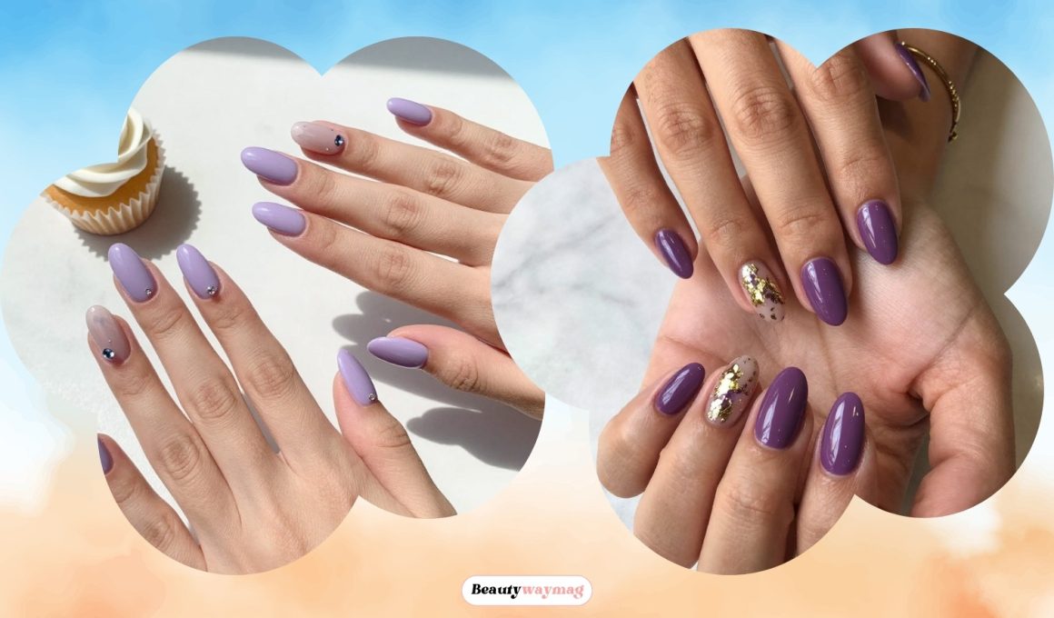 Purple Birthday Nails That Look Luxe